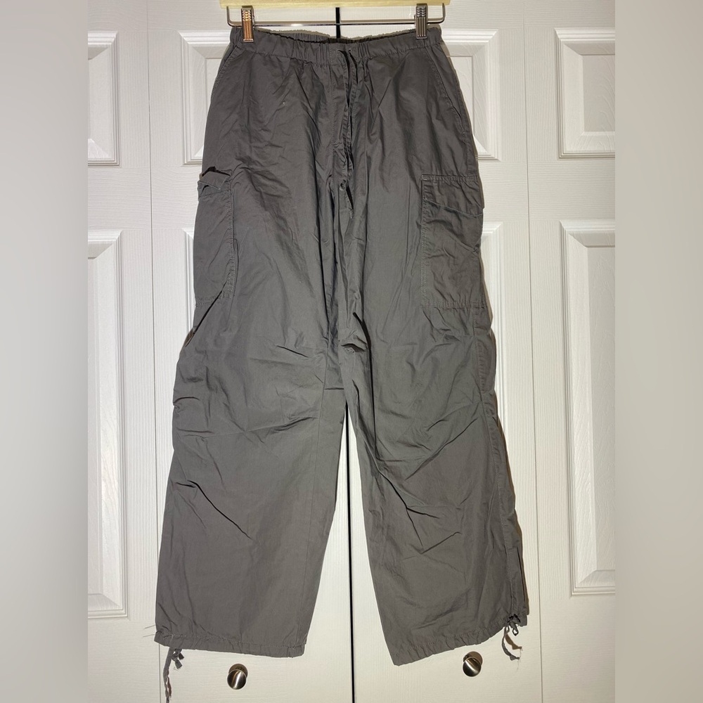 Ambiance Women's Charcoal Cargo Pants